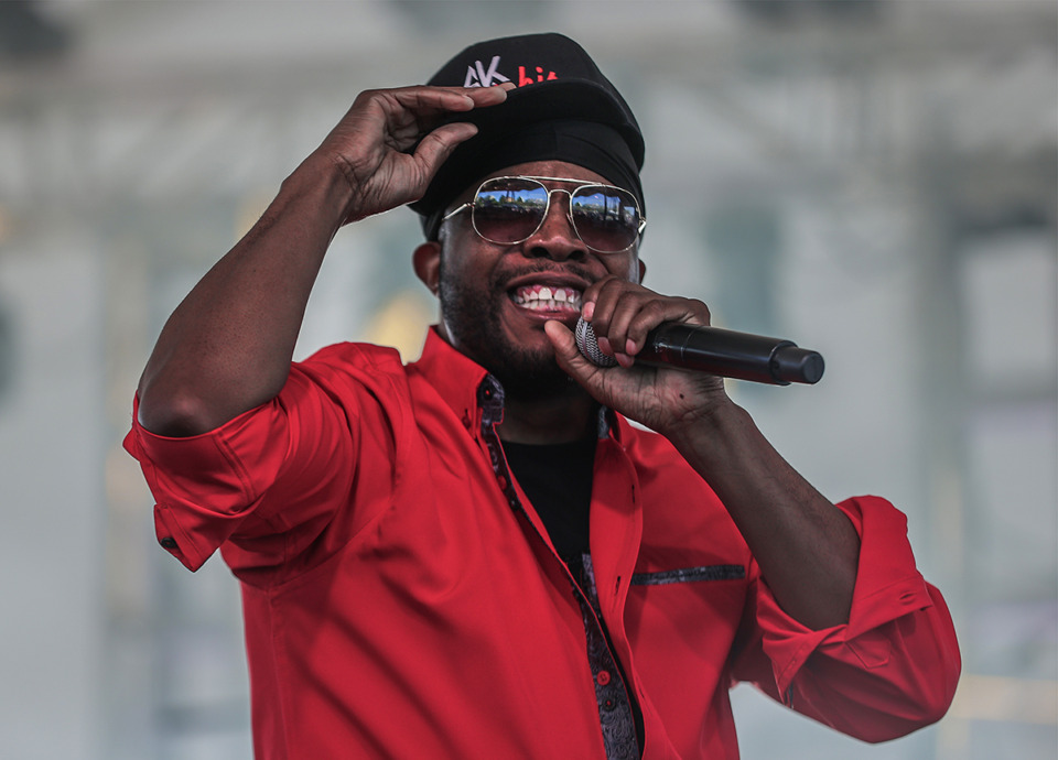 <strong>Al Kapone performs at the inaugural Riverbeat Festival May 4, 2024.</strong> (Patrick Lantrip/The Daily Memphian)