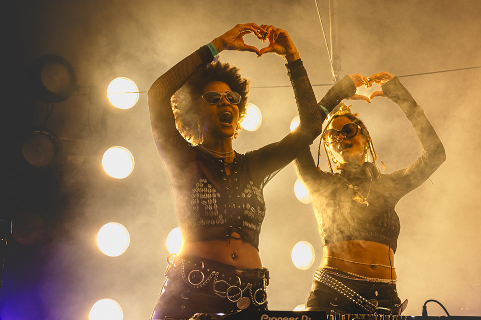 <strong>Electro artists Coco &amp; Breezy perform on the final day of Riverbeat Music Festival at Tom Lee Park in Downtown Memphis on Sunday, May 5, 2024.</strong> (Ziggy Mack/Special to The Daily Memphian)