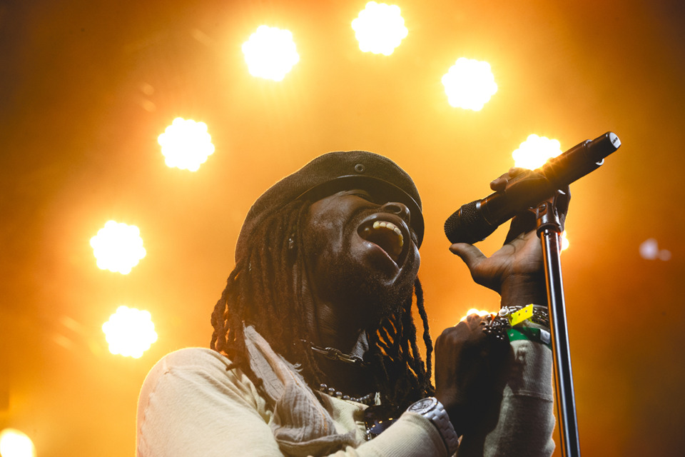 <strong>The lead singer of the Black Pumas performs on the final day of Riverbeat Music Festival at Tom Lee Park in Downtown Memphis on Sunday, May 5, 2024.</strong> (Ziggy Mack/Special to The Daily Memphian)