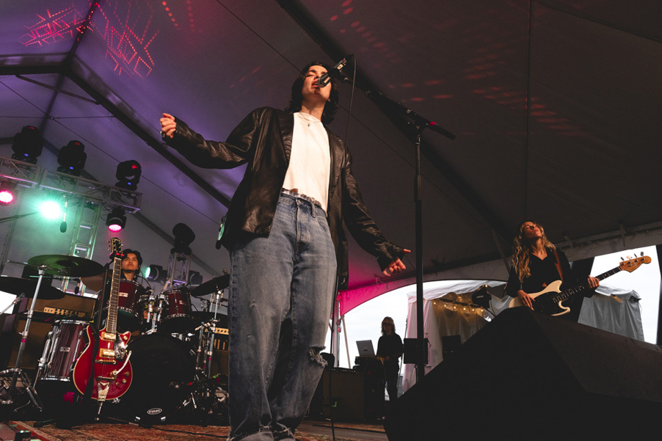 <strong>The Aces perform on the final day of Riverbeat Music Festival at Tom Lee Park in Downtown Memphis on Sunday, May 5, 2024.</strong> (Ziggy Mack/Special to The Daily Memphian)