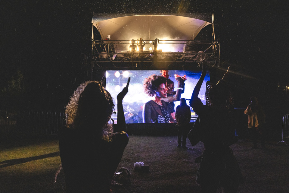 <strong>Festival goers dance to electro artists Coco &amp; Breezy during the final day of the Riverbeat Music Festival at Tom Lee Park in Downtown Memphis on Sunday, May 5, 2024.</strong> (Ziggy Mack/Special to The Daily Memphian)