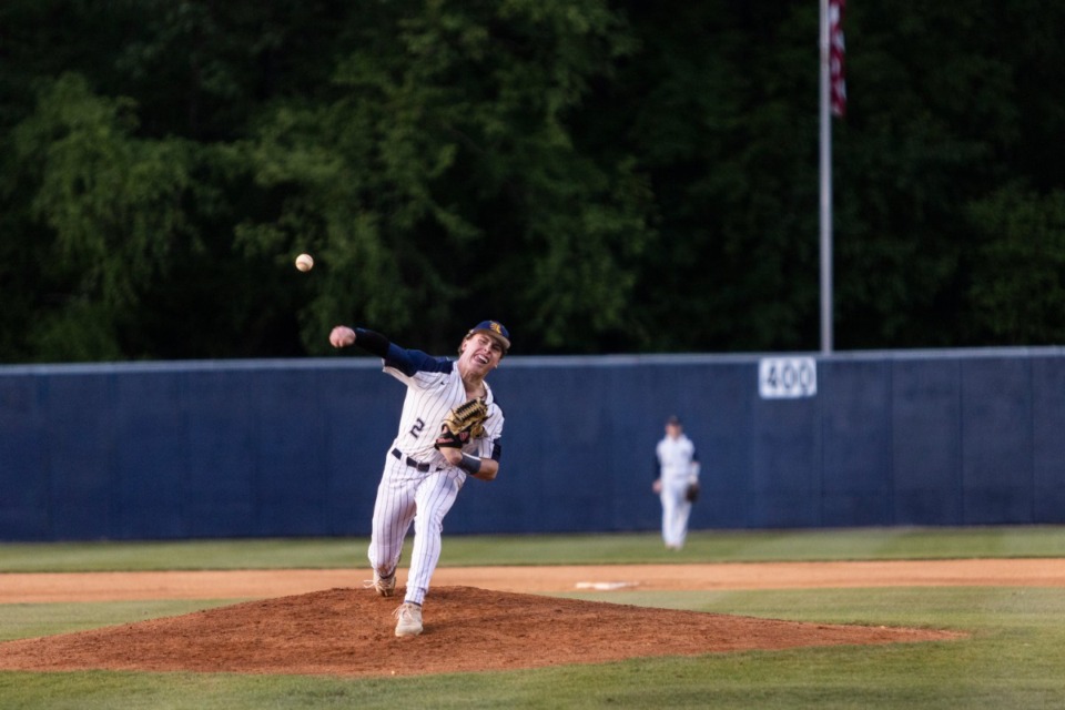 <strong>Caleb Doty pitches the ball during Monday night&rsquo;s game between Lausanne and Northpoint.</strong> (Brad Vest/Special to The Daily Memphian file)