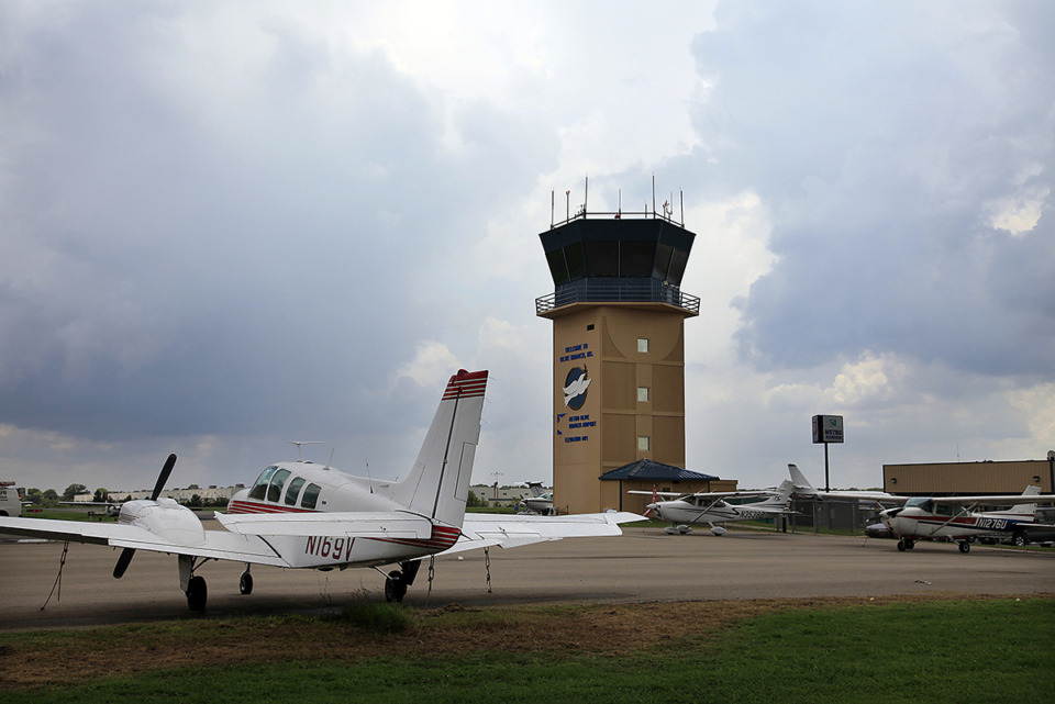 <strong>Olive Branch Airport, with a runway length of 6,000 feet, is one of Mississippi's most active airports for landings and takeoffs.</strong> (The Daily Memphian file)