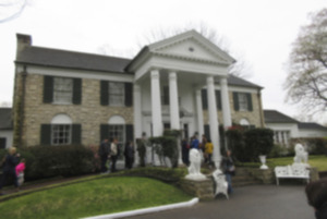 <strong>Visitors prepare to tour the Graceland home in March 2017.</strong> (Beth J. Harpaz, AP File)