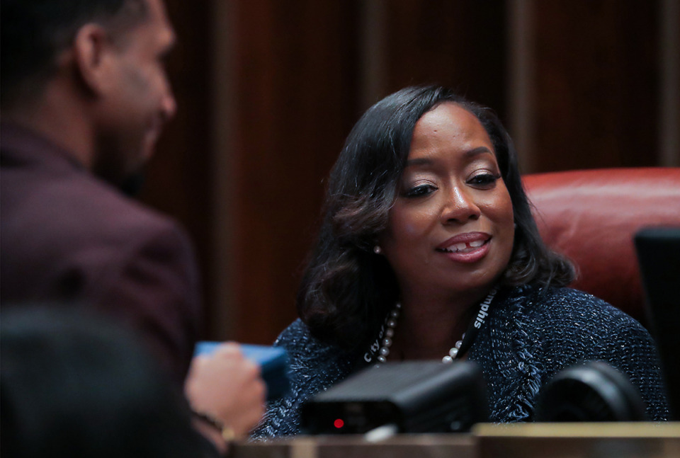 <strong>Memphis City Councilwoman Jana Swearengen-Washington said the proposal to give the Shelby County suburbs two voting seats on the Memphis Light, Gas and Water Board of Commissioners appeared to be a non-starter.</strong> (Patrick Lantrip/The Daily Memphian file)