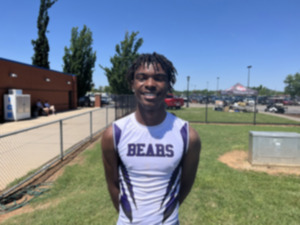 <strong>Trezevant High&rsquo;s Larry Hampton won the Class A state long-jump title May 21 at Spring Fling.</strong> (John Varlas/The Daily Memphian)