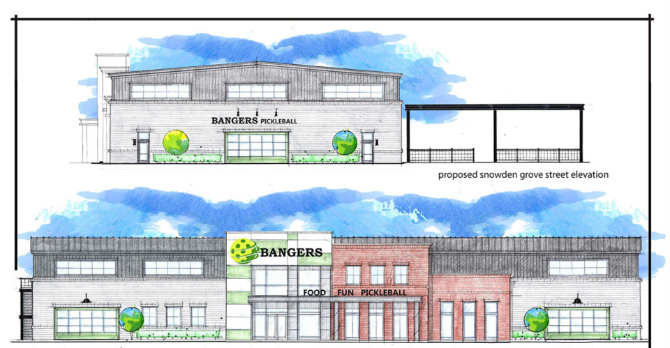 <strong>This rendering shows plans for Bangers Pickleball in Southaven.</strong> (Courtesy Renaissance Group)