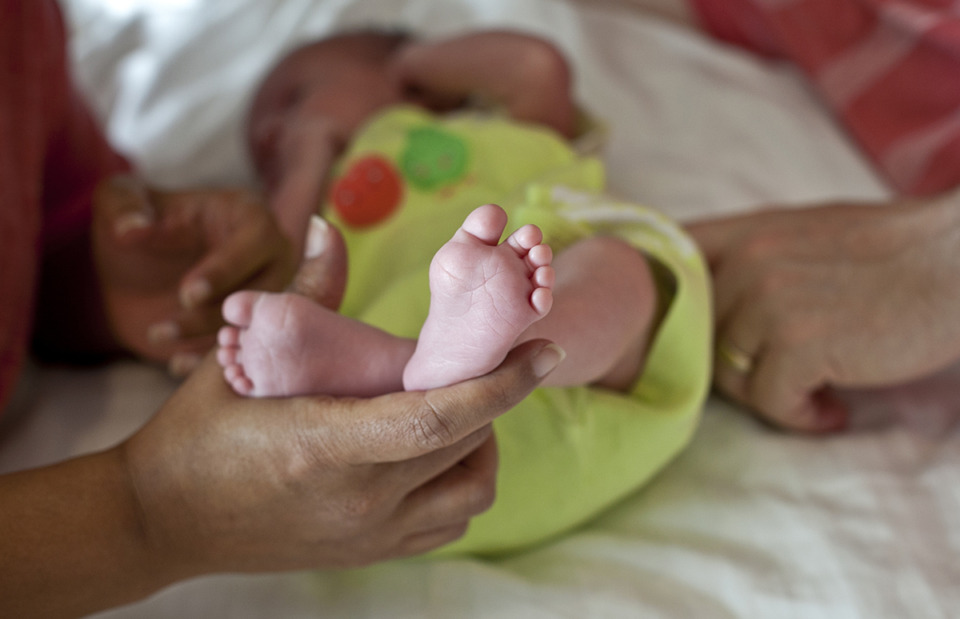 <strong>On average, newborn babies can require eight to 10 diapers a day, or around 300 a month. Toddlers can use around 150 diapers a month.</strong> (Allison Joyce/AP Photo file)