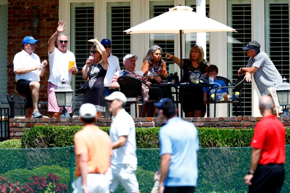 <strong>Green Mountain Technology recently purchased a home along the first fairway of TPC Southwind for guests to relax and watch the 2019 WGC-FedEx St. Jude Invitational.</strong> (Houston Cofield/Special to the Daily Memphian)