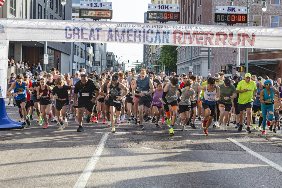 <strong>Memphis in May hosts the Great American River Run in Downtown Memphis Saturday, May 25.</strong> (Ziggy Mack/Special to The Daily Memphian)