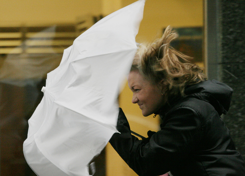 <strong>Shelby County can expect heavy rainfall Sunday evening with 10 to 15 miles per hour winds and wind gusts up to 30 miles per hour.</strong> (Peter Morgan/AP Photo file)