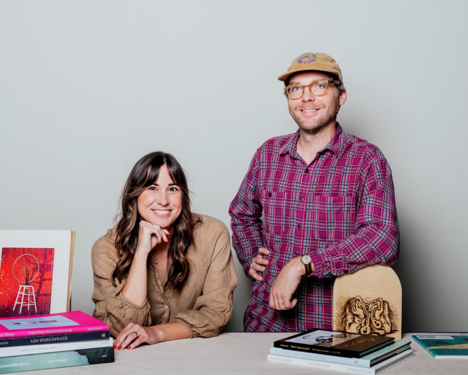 <strong>Annelise Danielson (left) and David Swider are owners of The End of All Art.</strong> (Credit: Houston Cofield, courtesy The End of All Art)