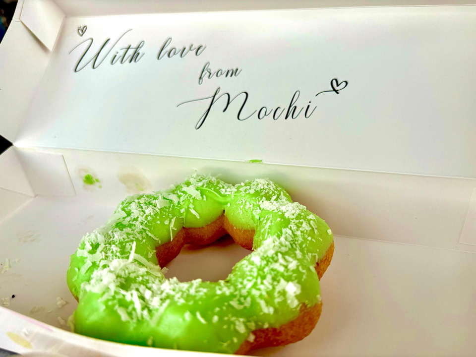 <strong>Pandan mochi doughnut served at Mochi &amp; Mi in Southaven.</strong> (Joshua Carlucci/Special to The Daily Memphian)