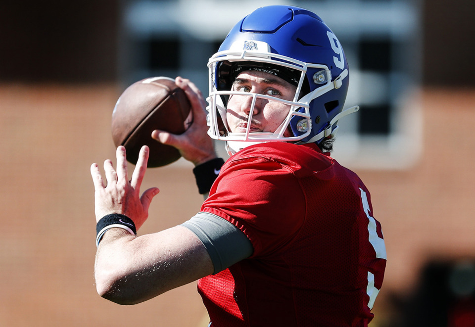 <strong>University of Memphis quarterback Seth Henigan is one of the most experienced quarterbacks in the country.</strong> (Mark Weber/The Daily Memphian file)