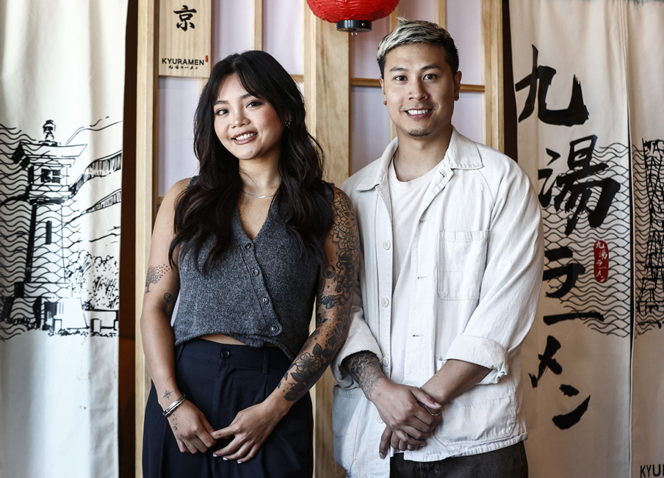 <strong>Kyuramen co-owners Lorena Leong and Andy Sengmany were first introduced on a trip in Chicago.</strong> (Mark Weber/The Daily Memphian)