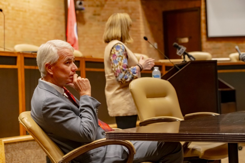 <strong>State Sen. Brent Taylor is pushing for the ouster of Shelby County&nbsp;</strong><strong>District Attorney Steve Mulroy (left).</strong> (Ziggy Mack/Special to The Daily Memphian file)