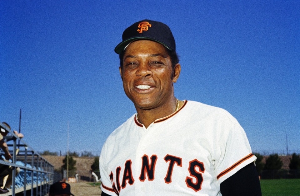 <strong>New York Giants' Willie Mays poses for a photo during baseball spring training in 1972. Mays, the electrifying &ldquo;Say Hey Kid&rdquo; whose singular combination of talent, drive and exuberance made him one of baseball&rsquo;s greatest and most beloved players, has died. He was 93. Mays' family and the San Francisco Giants jointly announced Tuesday night, June 18, 2024, he had &ldquo;passed away peacefully&rdquo; Tuesday afternoon surrounded by loved ones.</strong> (AP Photo, File)