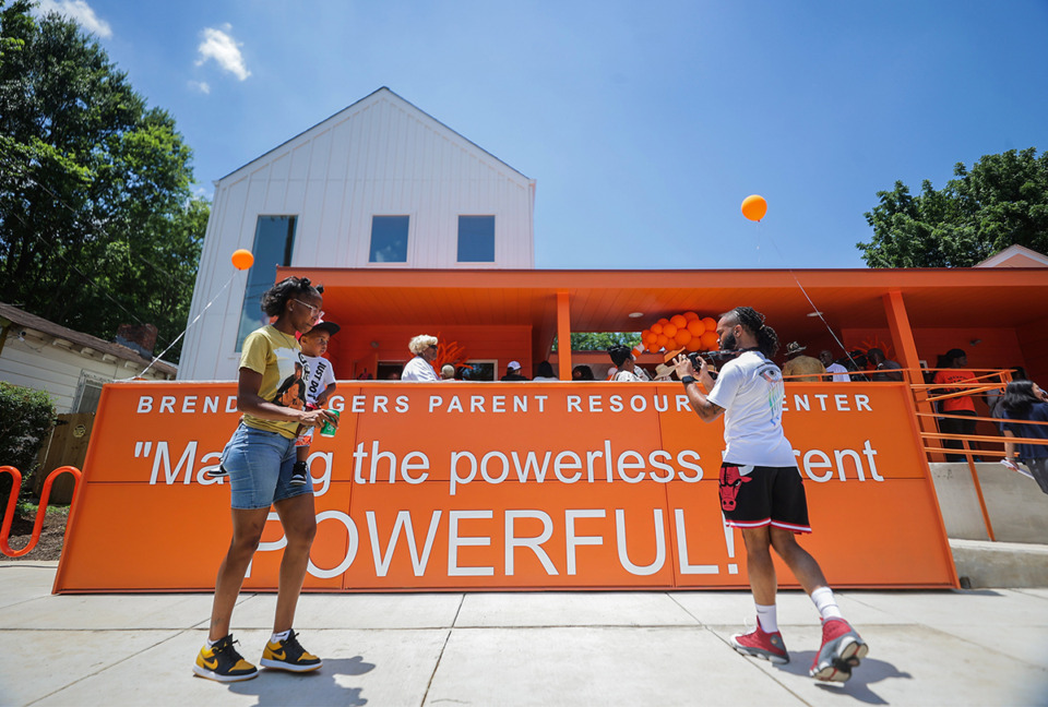 <strong>The Brenda Rogers Resource Center opened Saturday, June 22 at 1637 Britton St. in the Hyde Park section of North Memphis.</strong> (Patrick Lantrip/The Daily Memphian)