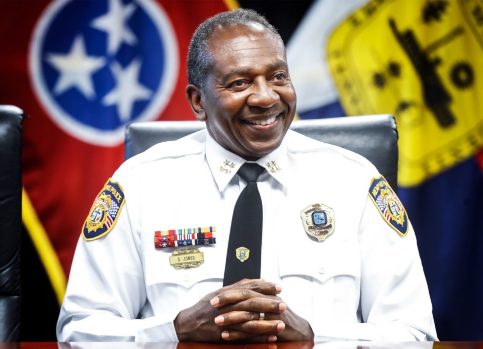 <strong>Memphis Police Department Assistant Chief of Police Shawn Jones on Thursday, April 28, 2022.</strong> (Mark Weber/The Daily Memphian)