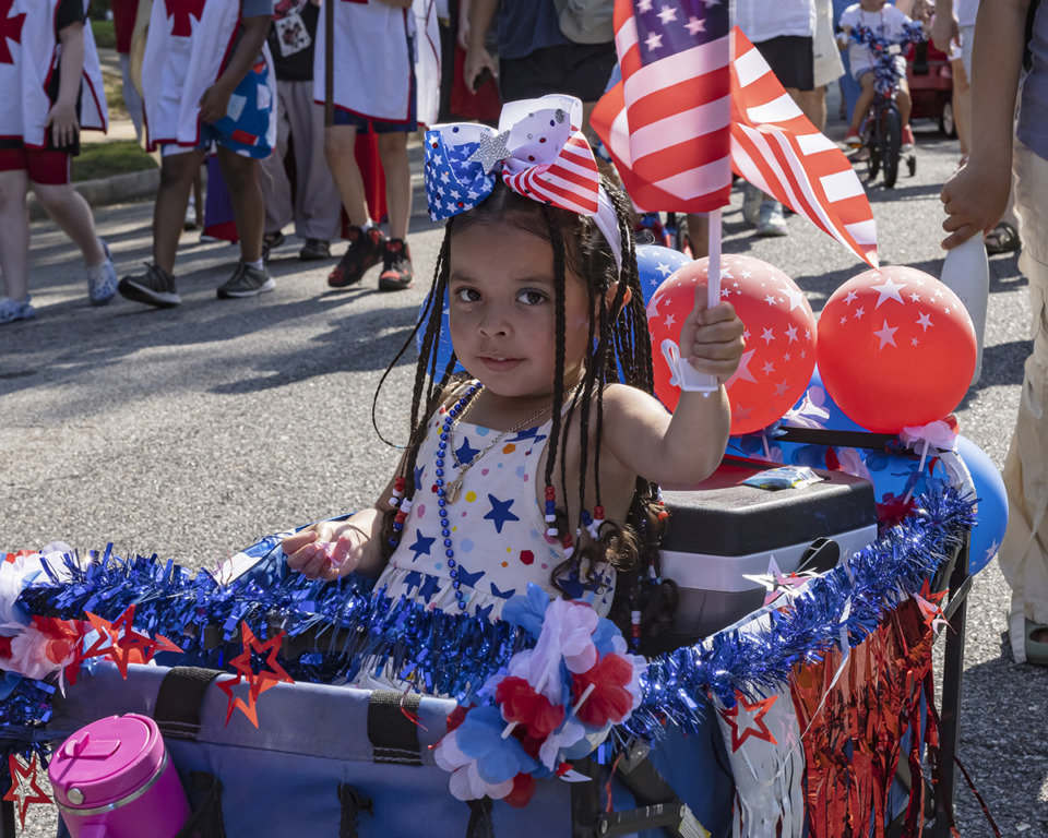 <strong>Christina participates in High Point Terrace&rsquo;s&nbsp;75th annual parade.</strong> (Ziggy Mack/Special to The Daily Memphian)