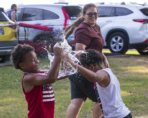 <strong>Lucas, left, and others play with water balloons during Southaven&rsquo;s Fourth of July celebration at Snowden Grove Park.</strong> (Ziggy Mack/Special to The Daily Memphian)