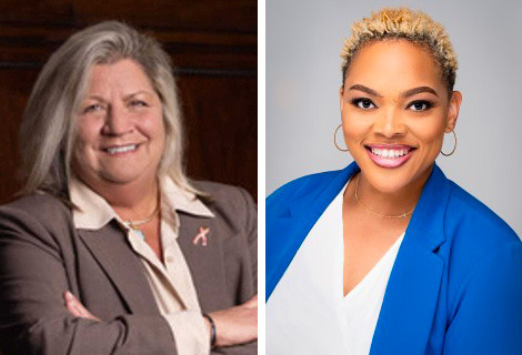 Lisa Arnold (left) and Tami Sawyer are running for General Session Court clerk. (The Daily Memphian files)