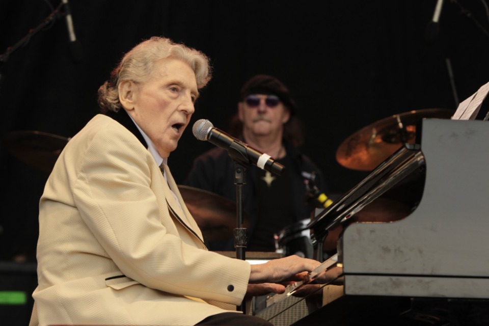 <strong>Jerry Lee Lewis performs at the Memphis in May Beale Street Music Festival on Saturday, May 4, 2013.</strong> (Daily Memphian file)