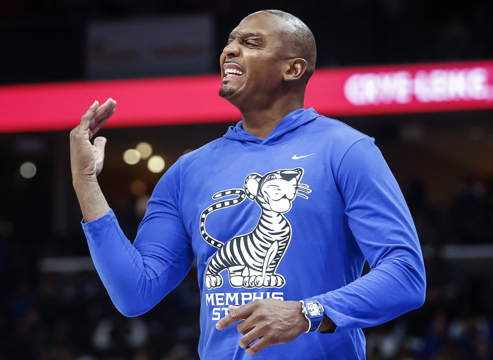 <strong>Tigers head coach Penny Hardaway during action against Tulane on Saturday, Feb. 4, 2023.</strong> (Mark Weber/The Daily Memphian file)