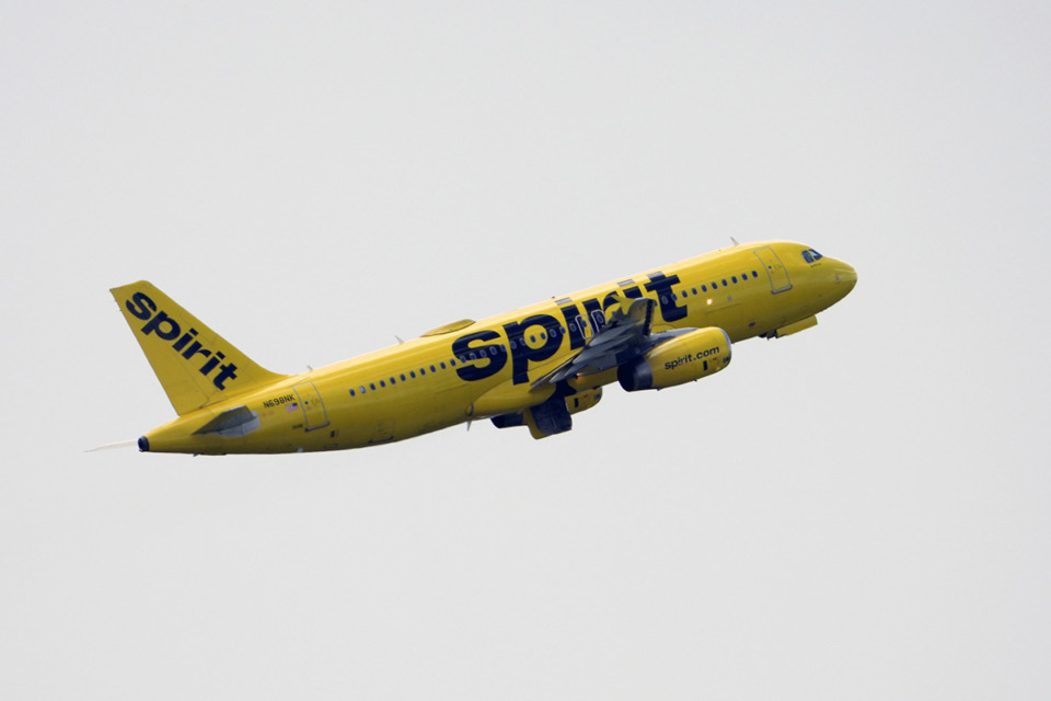 <strong>A Spirit Airlines plane takes off from Orlando International Airport June 1, 2023, in Orlando, Fla.</strong> (John Raoux/AP file)