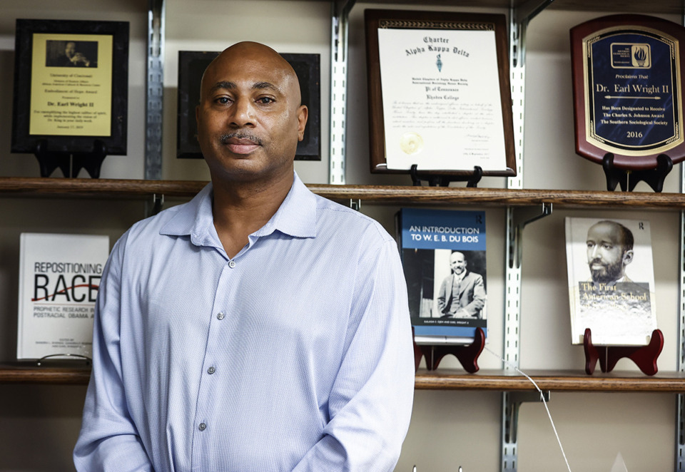 <strong>Earl Wright II, a sociology professor at Rhodes College has co-written a book on W.E.B. DuBois and will be featured in &ldquo;Fifty Key Leaders in Black Social Thought&rdquo; to be published this fall.</strong>&nbsp;(Mark Weber/The Daily Memphian)