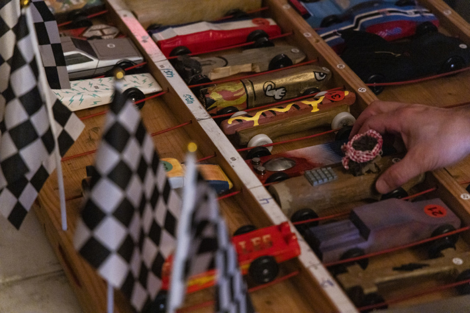 <strong>Cars are lined up during the Midsouth Derby and Ales race at High Cotton Brewing Saturday, July 13, 2024.</strong> (Brad Vest/Special to The Daily Memphian)