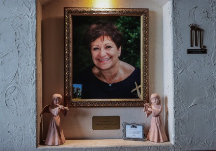 <strong>A picture of Brigette Correale, the namesake of Correale&rsquo;s Brooklyn Bridge Italian Restaurant, hangs in her restaurant.</strong>&nbsp;(Patrick Lantrip/The Daily Memphian)