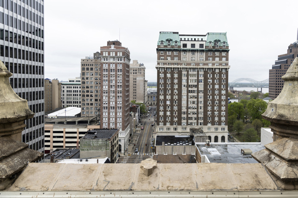 <strong>The Memphis Police Department announced a Downtown-safety plan in August 2023 following a mass shooting.</strong> (Brad Vest/Special to The Daily Memphian)