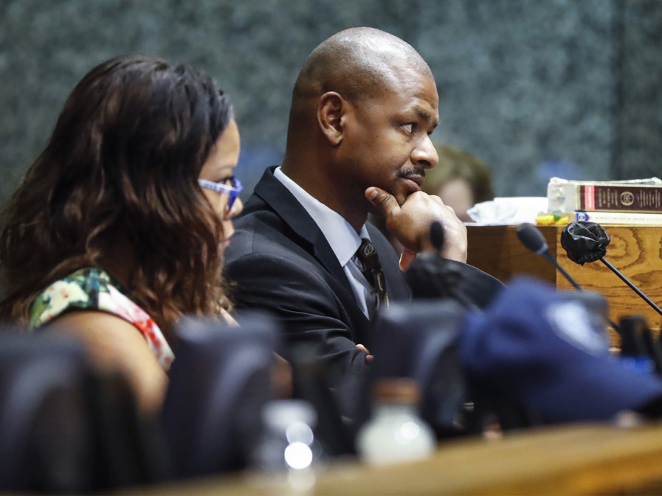 <strong>Shelby County Commissioner Charlie Caswell Jr. (right) is an advocate for Frayser, even though he currently represents neighboring Raleigh.</strong> (Mark Weber/The Daily Memphian file)