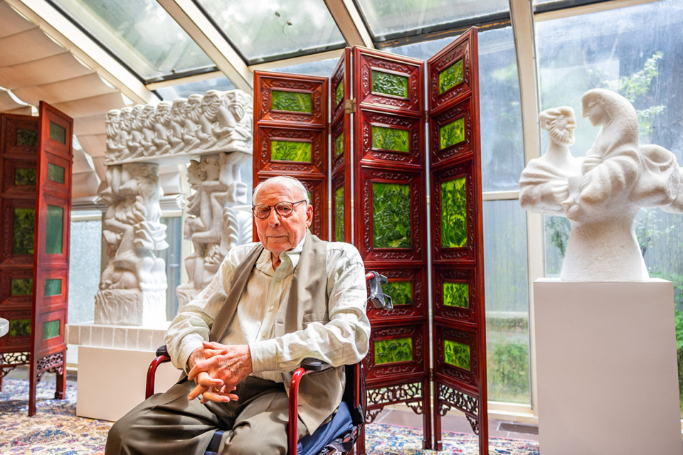 <strong>Jack Belz, whose real estate company was instrumental in the revitalization of Downtown, most notably the restoration and reopening of the Peabody Hotel in 1981, has long been a passionate art collector.</strong> (Benjamin Naylor/The Daily Memphian)