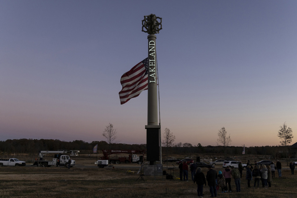 <strong>Work on The Lake District near the Canada Road exit of Interstate 40 remains at a standstill two months after its foreclosure sale.</strong> (Brad Vest/Special to The Daily Memphian file)