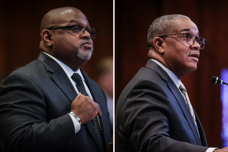 <strong>A&nbsp;Memphis City Council committee will meet to discuss the permanent appointments of interim Chief Operating Officer Antonio Adams (left), and interim Chief Financial Officer Walter Person.</strong> (Patrick Lantrip/The Daily Memphian file)&nbsp;