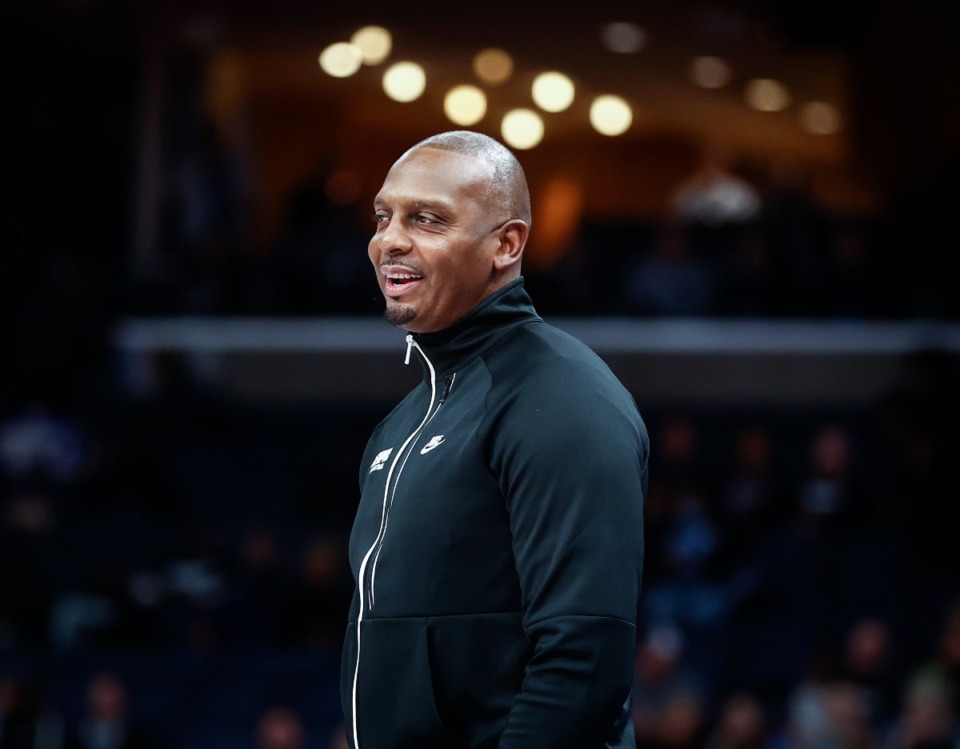 <strong>Tigers head coach Penny Hardaway during action against SMU on Thursday, January 26, 2023.</strong> (Mark Weber/The Daily Memphian file)&nbsp;