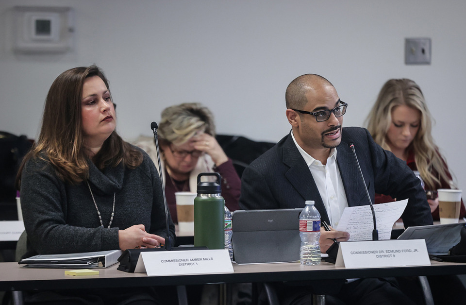 <strong>Shelby County Commissioner Edmund Ford Jr. speaks at a Jan. 27 budget retreat.</strong> (Patrick Lantrip/The Daily Memphian file)