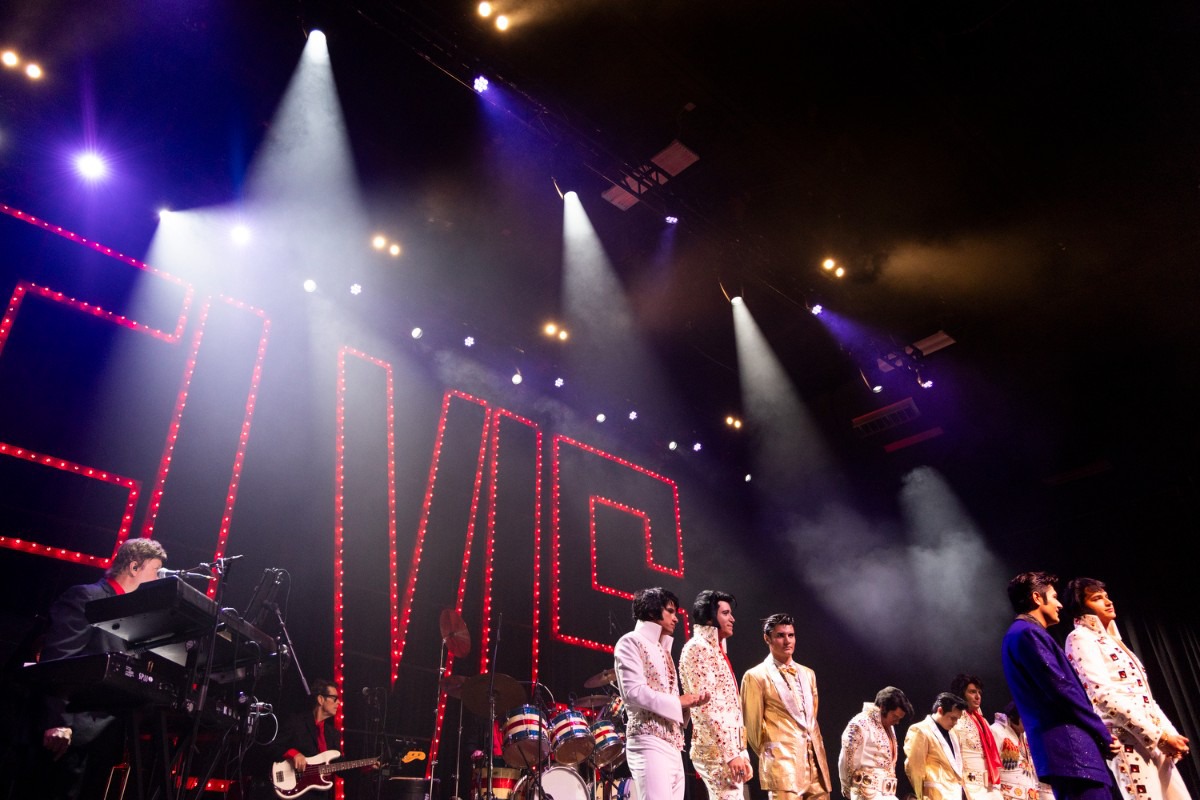 <strong>What do you call a group of Elvises? Because here&rsquo;s one at Graceland Monday night.</strong> (Brad Vest/Specia to The Daily Memphian)