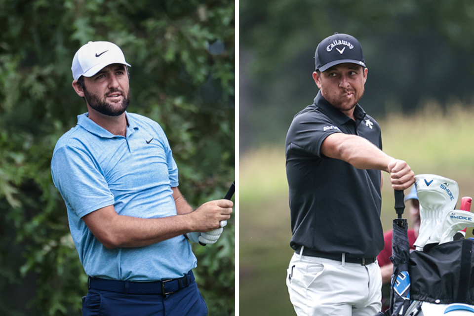 <strong>Scottie&nbsp;Scheffler, left, and&nbsp;Xander Schauffele, right, are playing in the 2024 FedEx St. Jude Championship.</strong> (Patrick Lantrip/The Daily Memphian)&nbsp;