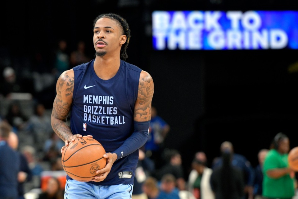 <strong>Memphis Grizzlies announced their 2024-2025 schedule on Thursday, Aug. 15.</strong> (Brandon Dill/AP)