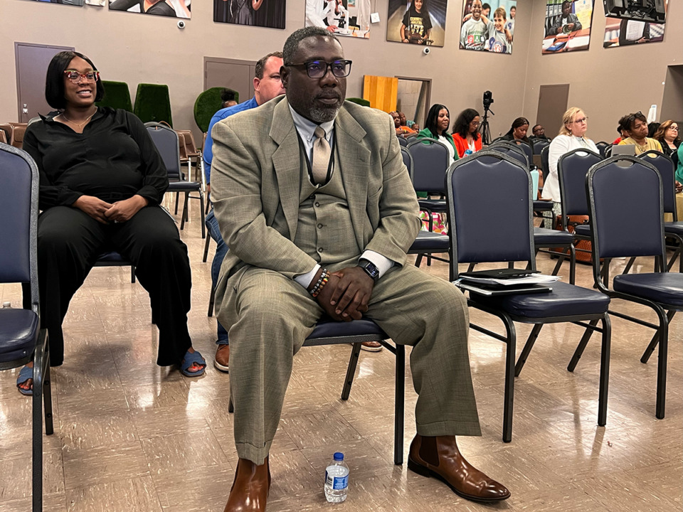 <strong>George Harris attended a Memphis-Shelby County Schools meeting Aug. 13.</strong> (Jody Callahan/Special to The Daily Memphian)