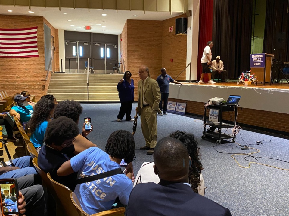 <strong>&ldquo;We have to win this election,&rdquo; U.S. Rep. Steve Cohen, D-Memphis, told a crowd of 50 Saturday, Aug. 17, at a Democratic rally at Wooddale Middle School.</strong> (Bill Dries/The Daily Memphian)