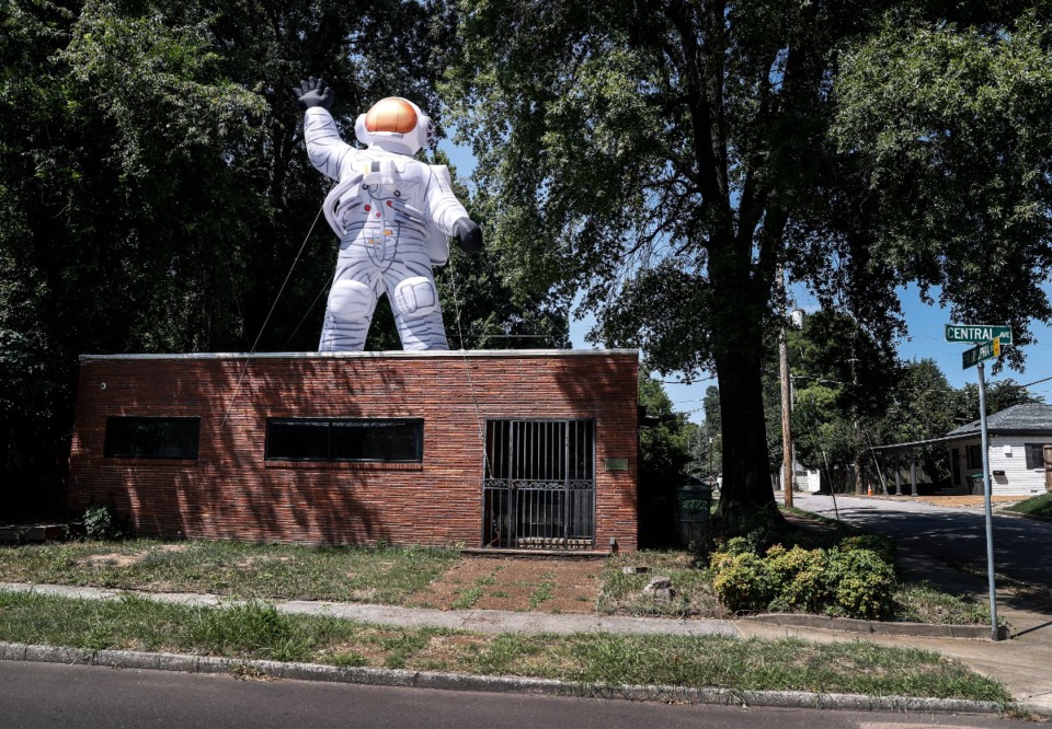 <strong>On Wednesday, Aug. 21, the astronaut will be relocated to the East Hall of the Renasant Convention Center in Downtown Memphis for the Organization of Black Aerospace Professionals' annual conference.</strong> (Mark Weber/The Daily Memphian)