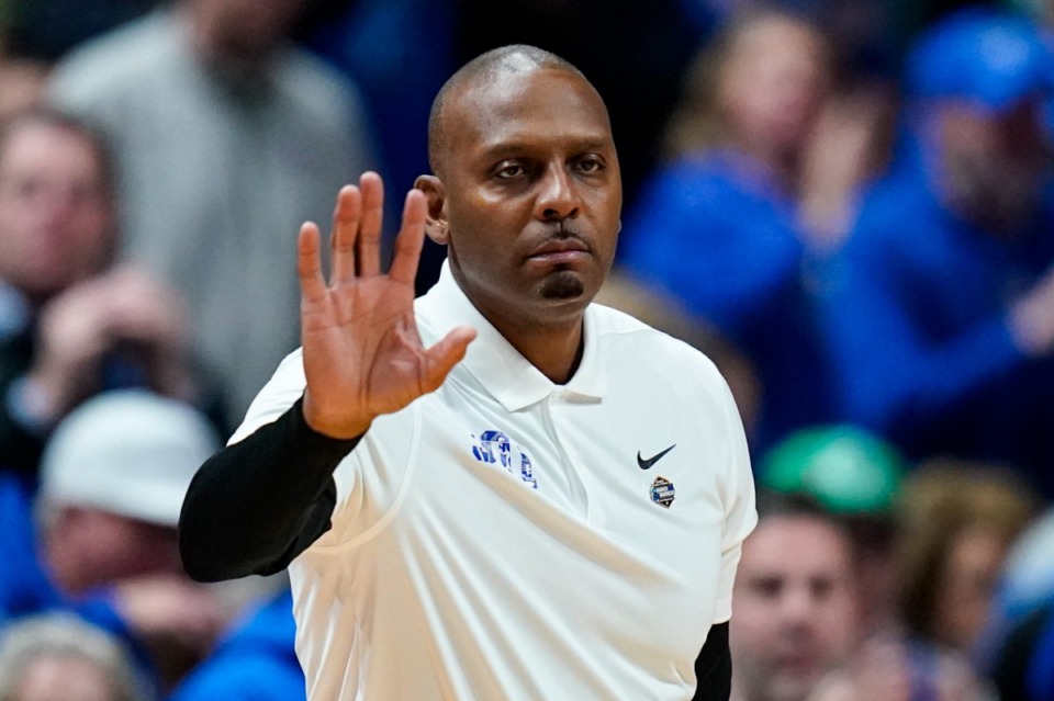 <strong>Memphis Tigers head basketball coach Penny Hardaway&rsquo;s non-conference schedule is complete for the 2024-25 season.</strong> (Michael Conroy/AP file)