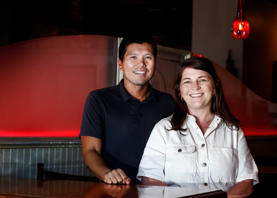 <strong>SOB Hospitality owners Ed and Brittany Cabigao, pictured on Tuesday, Aug. 20, 2024, are the new owners of Bangkok Alley in Collierville.</strong> (Mark Weber/The Daily Memphian)