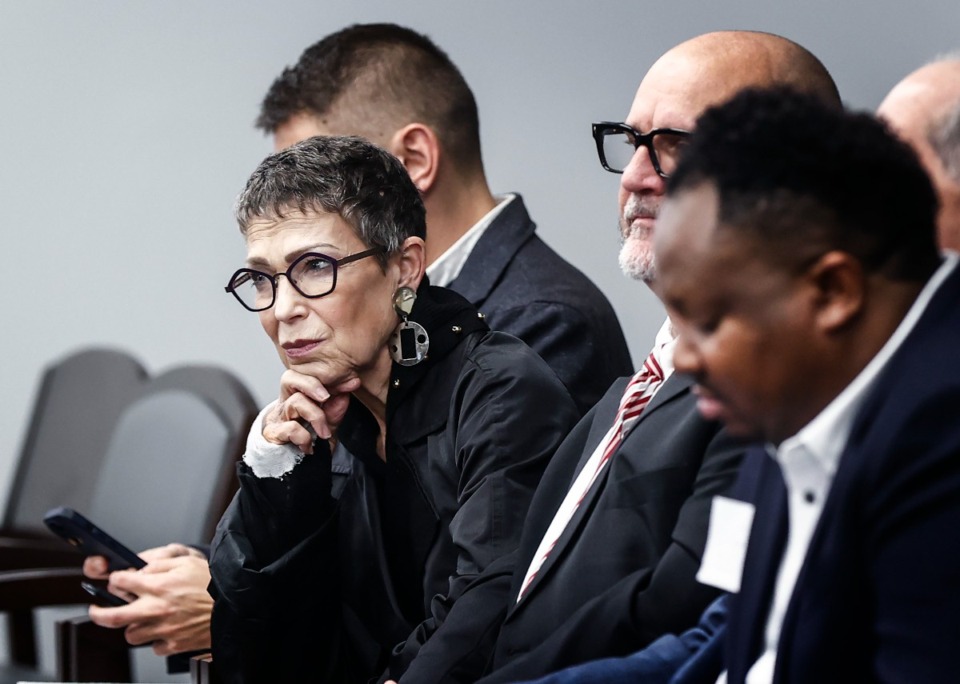 <strong>Memphis River Parks Partnership President and CEO Carol Coletta attends a Memphis City Council meeting on Tuesday, Feb. 21, 2023.</strong> (Mark Weber/The Daily Memphian file)