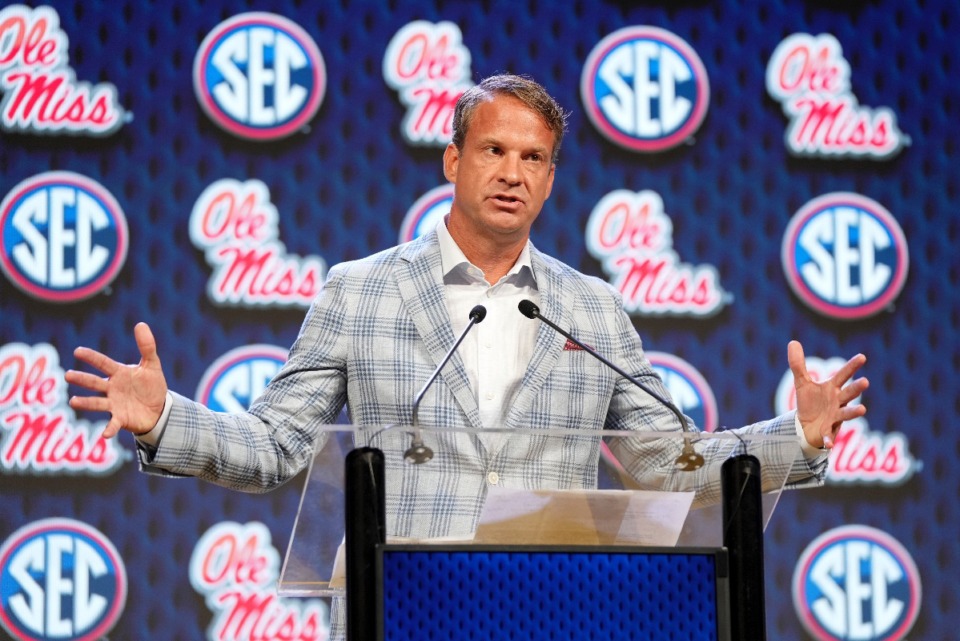 <strong>Ole Miss head football coach Lane Kiffin will be working with his brother for the fourth time.</strong> (Jeffrey McWhorter/AP file)