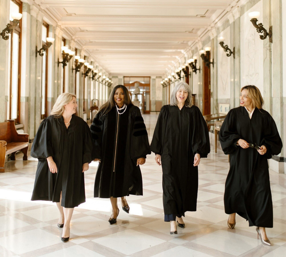 <strong>From left to right: Valerie Smith, Carolyn Wade Blackett, Holly Kirby and Camille McMullen are among the 75 women of Tennessee&rsquo;s 230 judges.</strong> (Submitted)